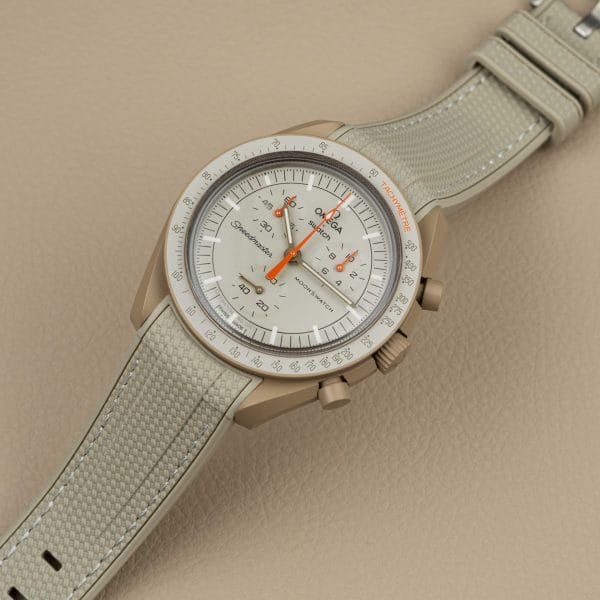 Beige Monaco Rubber Strap