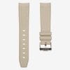 Beige rubber strap for swatch x omega moonswatch