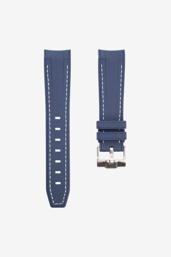 Rubber strap for Omega X Moonswatch - Monaco - Navy