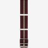 Red Nato strap with stripe