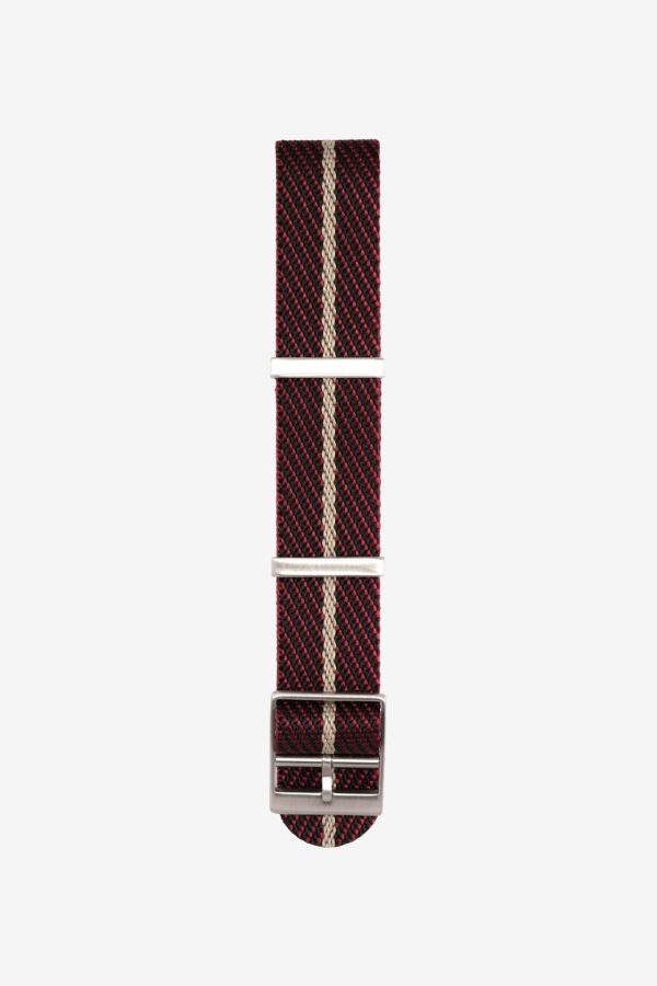 Red Nato strap with stripe